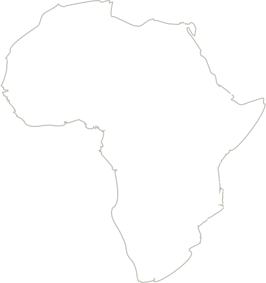 outline of Africa